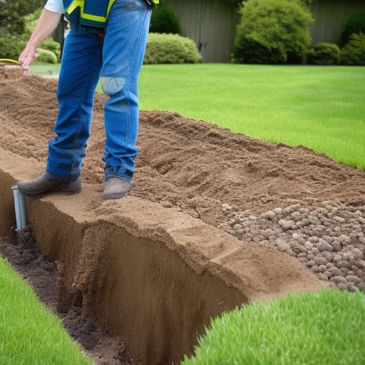 how deep to trench for irrigation system for yard how deep to trench for irrigation system for yard